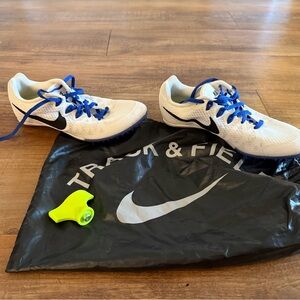 Nike Track Spikes (sprinting to mid distance) Size 9.0